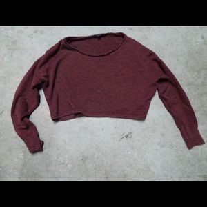 American Eagle females crop top sweater Sz Large